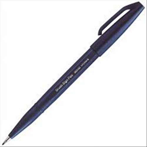 PENNA PUNTA FIBRA PENNELLO BRUSH SIGN PEN PENTEL