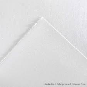 BLOCCO CARTA PER ACQUERELLO 60% COTONE GRANA FINA GR MQ 300 AQUARELLE CANSON