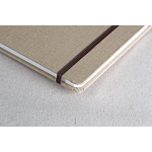 ALBUM CARTA PER TECNICHE MISTE BIANCA CON COPERTINA IN TELA NATURALE A6 CM 10.5 X 14.8 GR MQ 180 ART JOURNAL GOLDLINE CLAIREFONTAINE