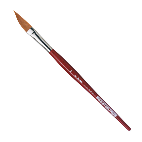 PENNELLO DA VINCI COSMOTOP SPIN SERIE 5587 - A SPADA SINTETICO BRUNO CHIARO MANICO CORTO ESAGONALE
