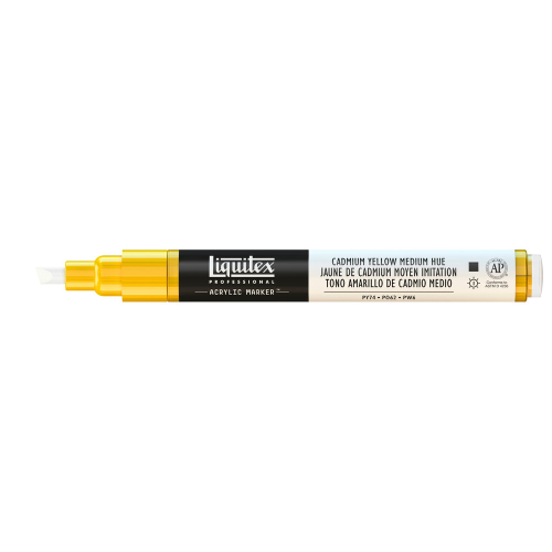 PENNARELLO ACRILICO PUNTA FINE A SCALPELLO 2-4 MM PAINT MARKER LIQUITEX