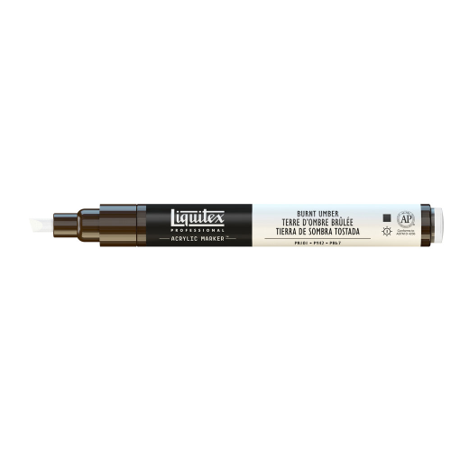 PENNARELLO ACRILICO PUNTA FINE A SCALPELLO 2-4 MM PAINT MARKER LIQUITEX