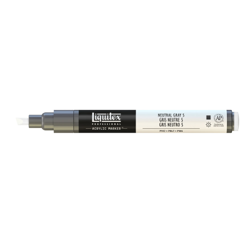 PENNARELLO ACRILICO PUNTA FINE A SCALPELLO 2-4 MM PAINT MARKER LIQUITEX