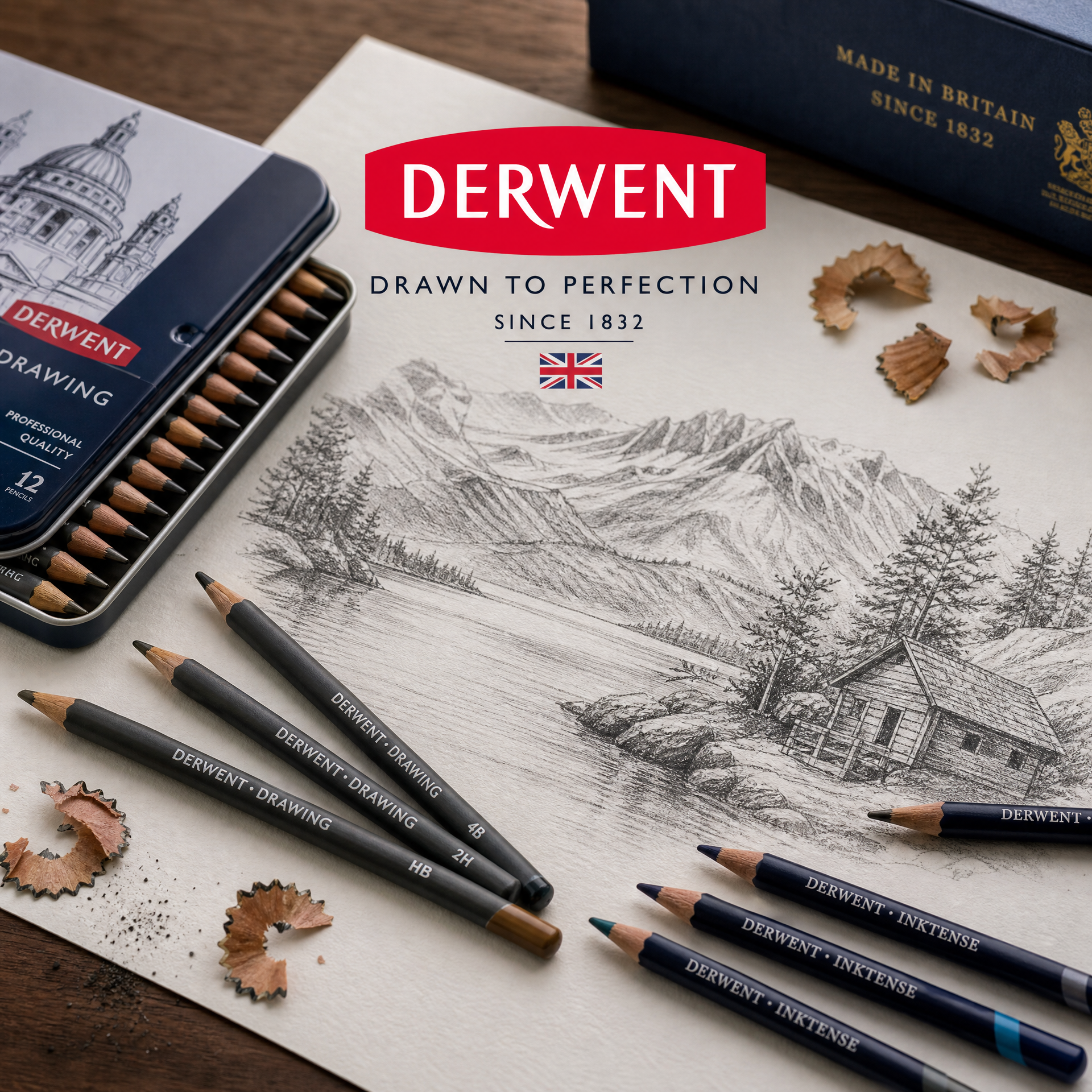 Derwent Matite per Disegno: Coloursoft, Pastel Pencil e Cromaflow