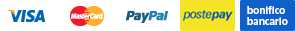 Pagamenti sicuri gestiti con PayPal!